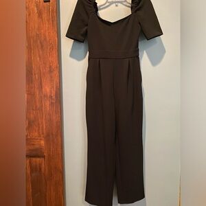 Mango XXS black jumpsuit with sleeves
